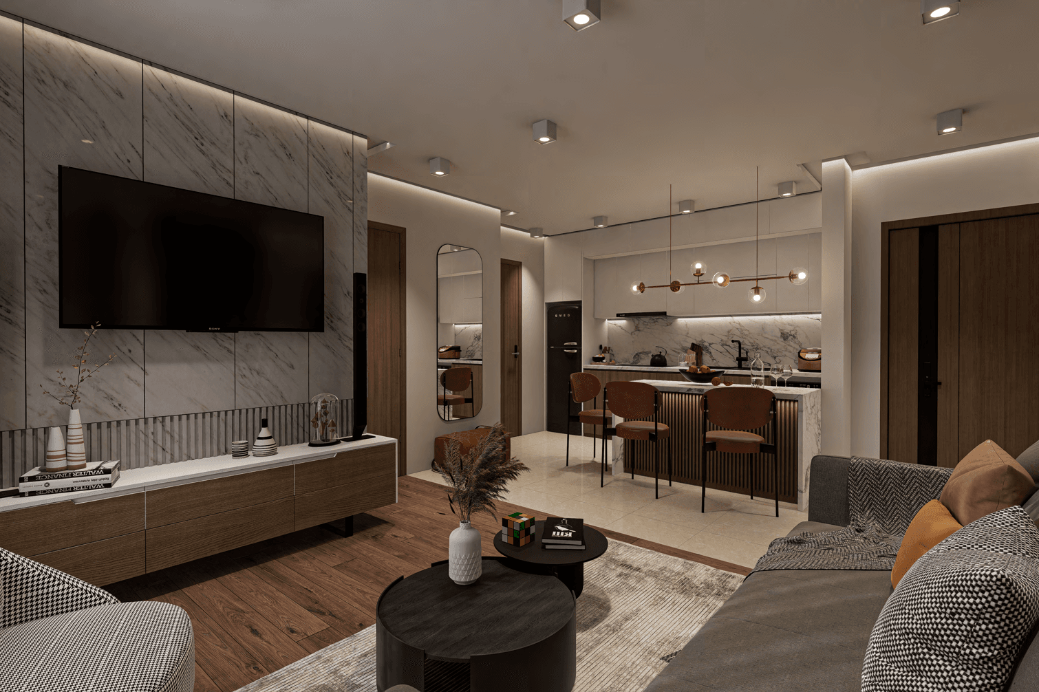 Title	Contemporary 1 and 2 Bedroom Apartments in Sygrou, Athens - 2