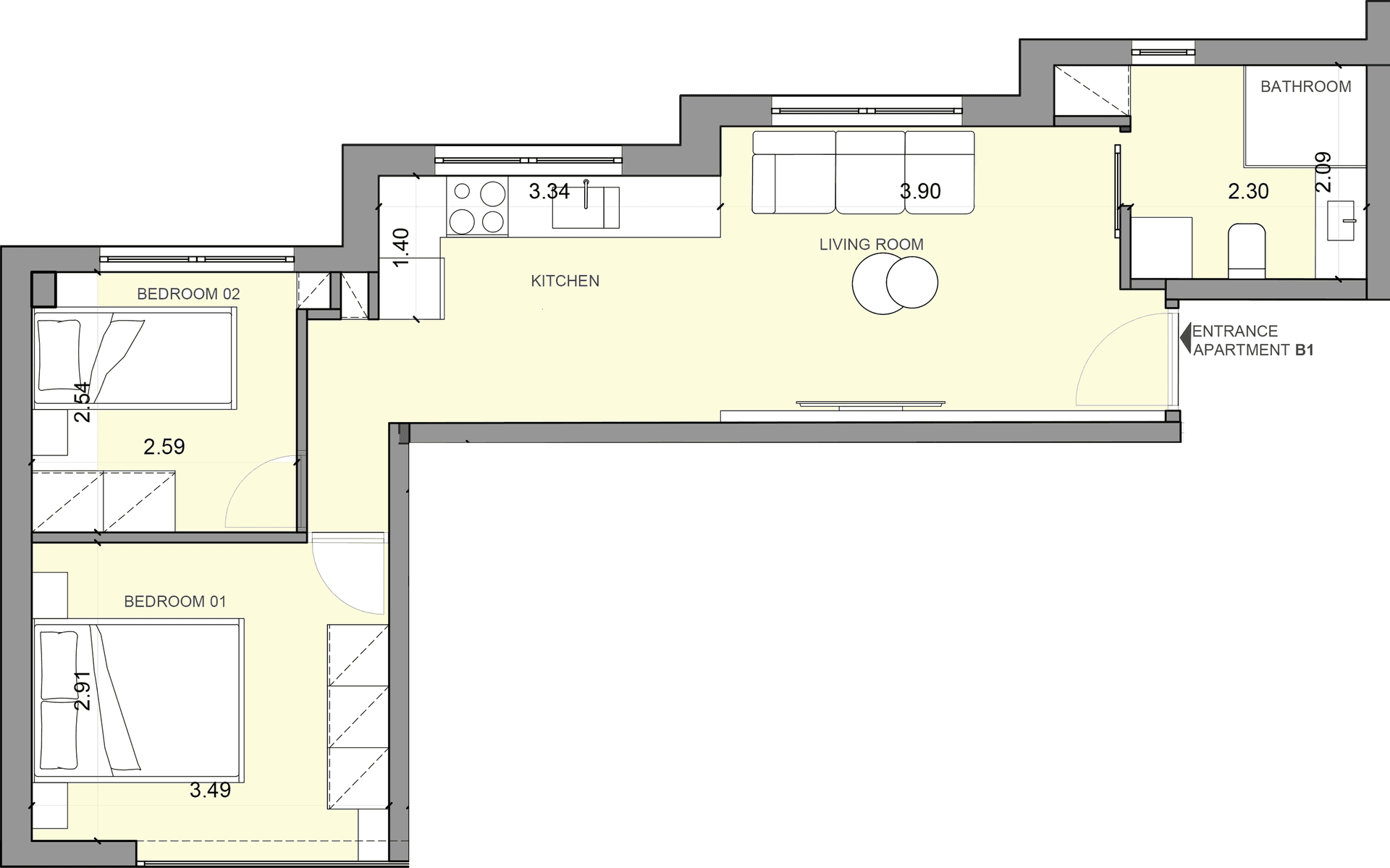 Apartment B1