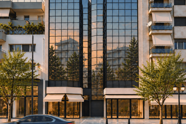 Line — Exterior architectural visualisation